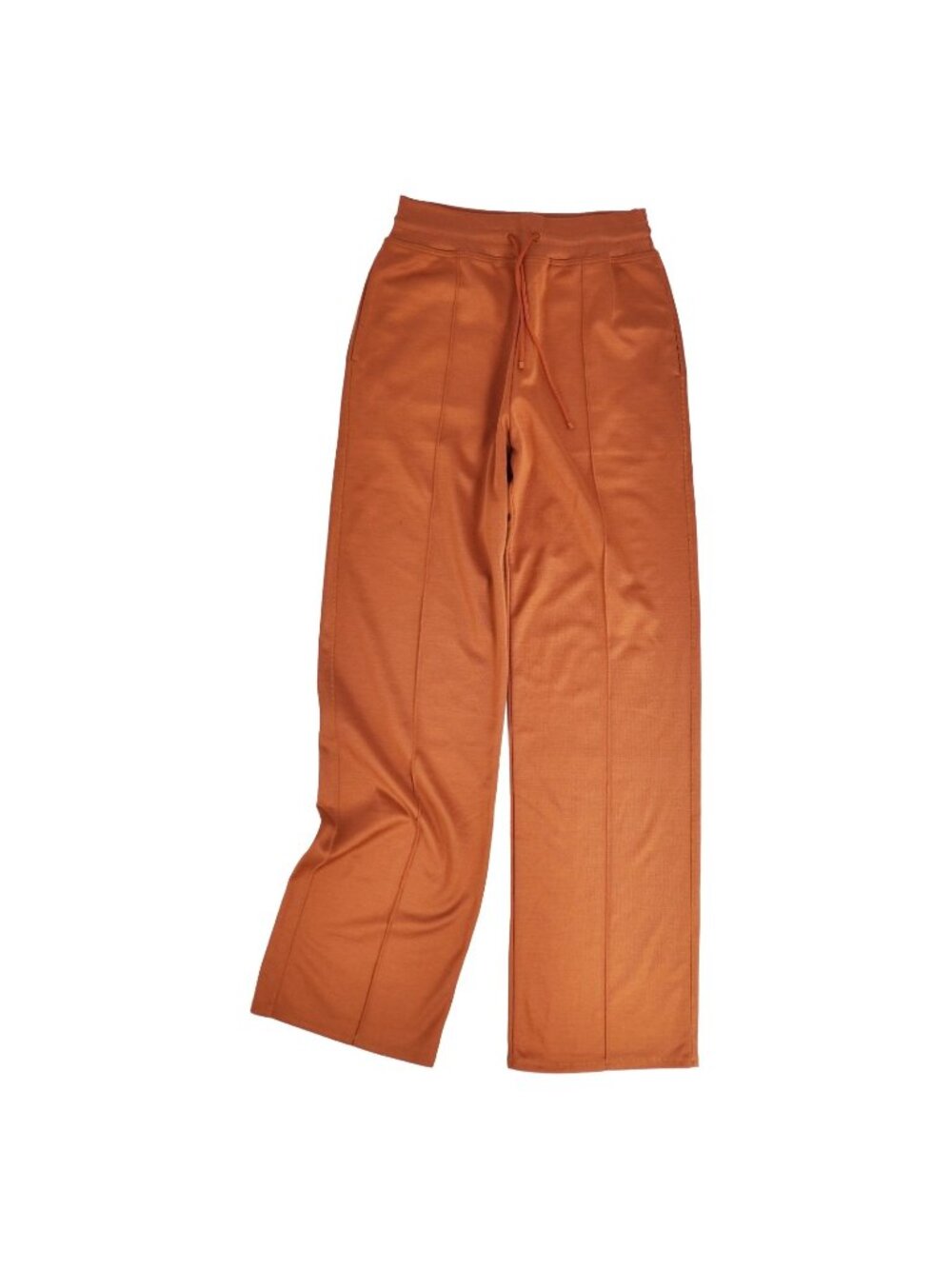 Hermes Pants Long Easy Jersey Cotton Silk Brown 36